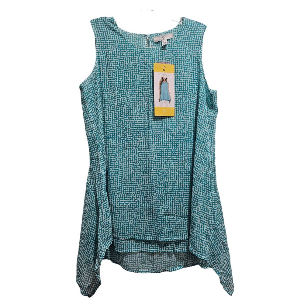 NWT Fever Blouse Top SIZE Small green New - Picture 1 of 2
